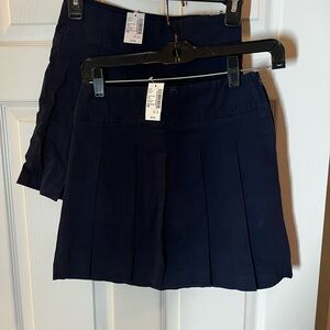 Girls Navy Skorts Size: 10